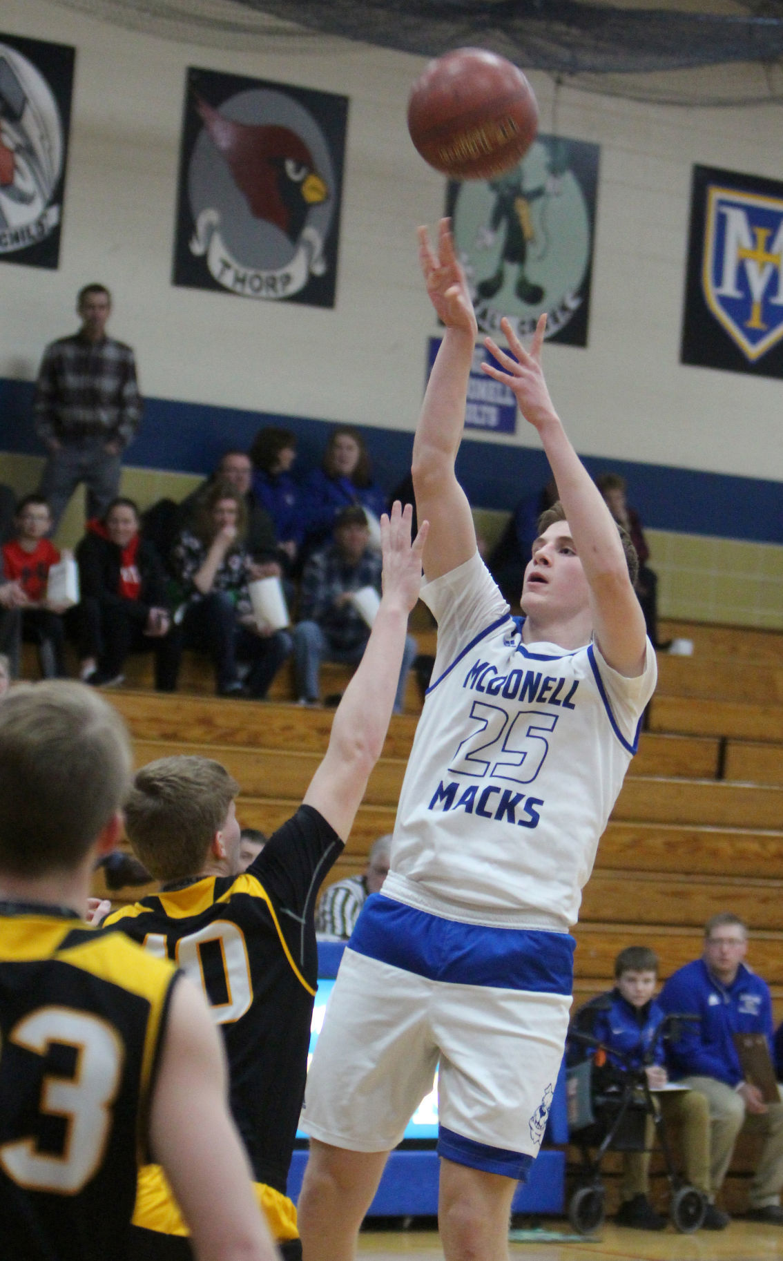 Cadott at McDonell boys basketball 1-15-19